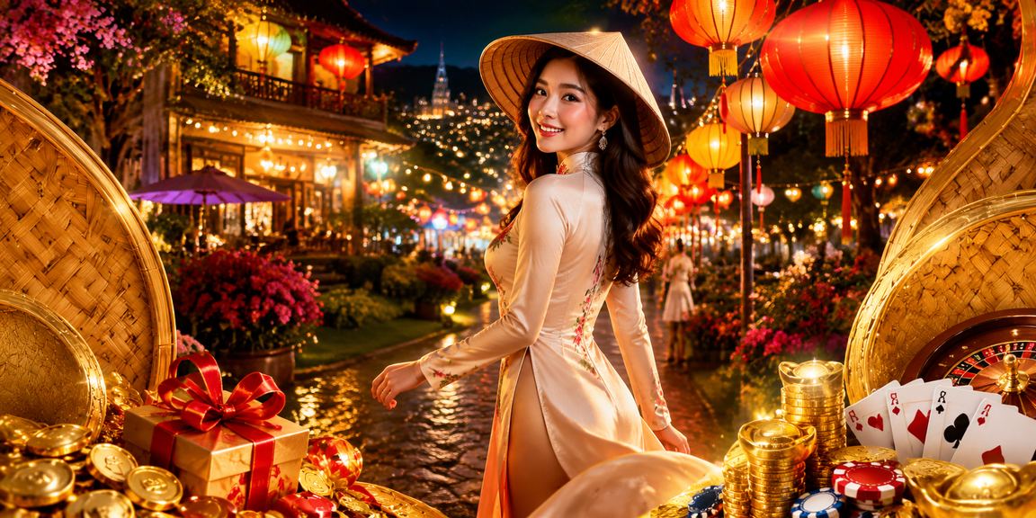 Người phụ nữ đội nón lá tại Đà Lạt tham gia giải trí casino và trò chơi trực tuyến